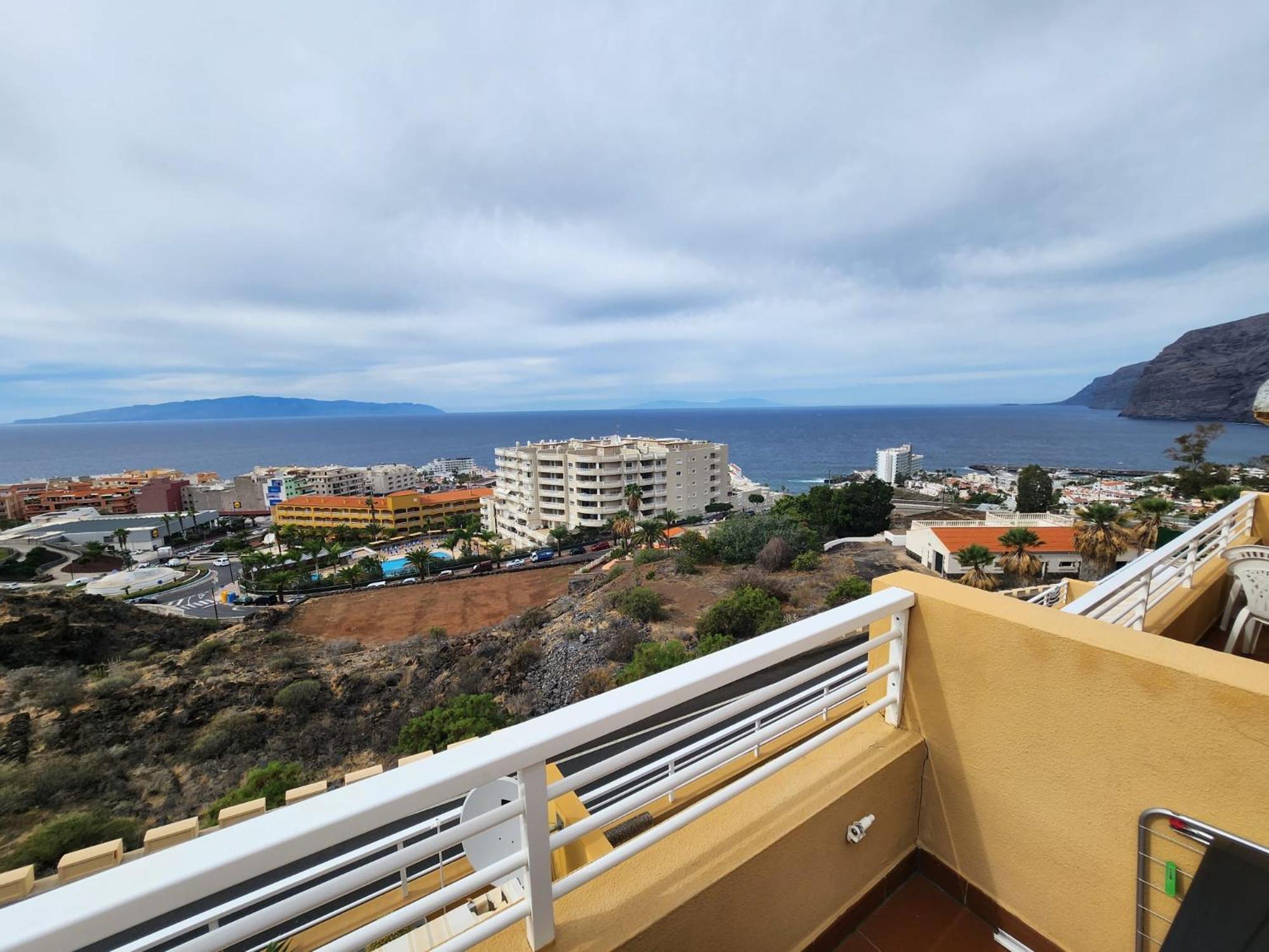 شقة Los Gigantes,Huge Terrace,Sea View,Air Conditioning بويرتو دي سانتياغو المظهر الخارجي الصورة